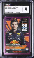 Max Verstappen 2022 Topps Formula 1 Turbo Attax Mirror Pink Record Breakers #286 (CGC 9) at PristineAuction.com