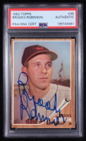 Brooks Robinson Signed 1962 Topps #45 (PSA) at PristineAuction.com