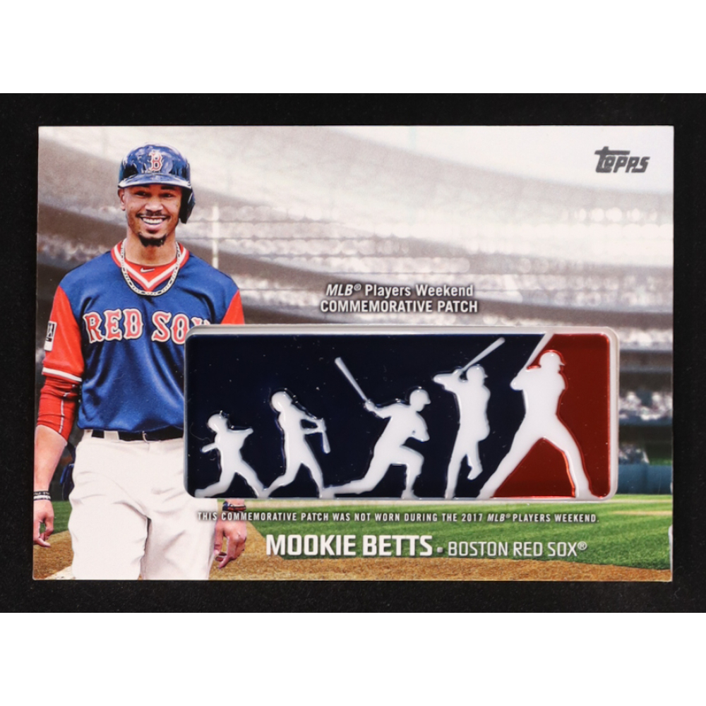 Mookie Betts 2018 Topps Players Weekend Patches #PWPMB at PristineAuction.com