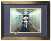 Pete Rose Signed Reds Custom Framed Photo Display with Hall of Fame Pin (Rose) at PristineAuction.com