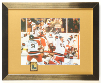 "The Miracle on Ice Team USA" Custom Framed Photo Display with Lake Placid Pin at PristineAuction.com
