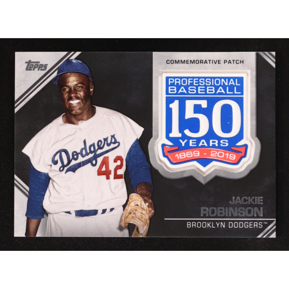 Jackie Robinson 2019 Topps 150th Anniversary Manufactured Patches #AMPJR at PristineAuction.com