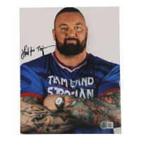Hafthor Julius Bjornsson Signed 8x10 Photo (Beckett) at PristineAuction.com