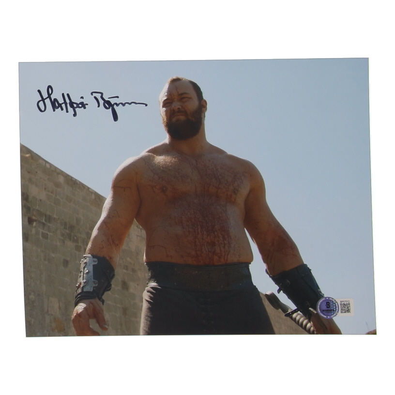 Hafthor Julius Bjornsson Signed "Games Of Thrones" 8x10 Photo (Beckett) at PristineAuction.com Hafthor Julius Bjornsson Signed "Games Of Thrones" 8x10 Photo (Beckett) at PristineAuction.com