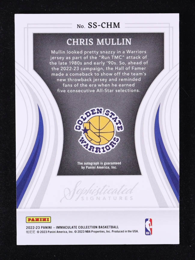 Chris Mullin 2022-23 Immaculate Collection Sophisticated Signatures Red #2 #18/25 at PristineAuction.com Chris Mullin 2022-23 Immaculate Collection Sophisticated Signatures Red #2 #18/25 at PristineAuction.com
