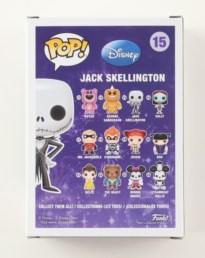 Danny Elfman Signed "Disney" #15 Jack Skellington Funko Pop! Vinyl Figure (JSA) at PristineAuction.com Danny Elfman Signed "Disney" #15 Jack Skellington Funko Pop! Vinyl Figure (JSA) at PristineAuction.com