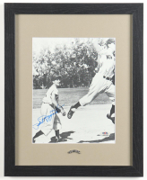 Phil Rizzuto Signed Yankees Custom Framed Photo Display with Yankees Logo Pin (PSA) at PristineAuction.com