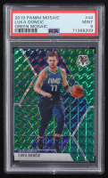 Luka Doncic 2019-20 Panini Mosaic Mosaic Green #44 (PSA 9) at PristineAuction.com