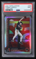 Corbin Carroll 2025 Topps Chrome Photo Variations #268 (PSA 9) at PristineAuction.com