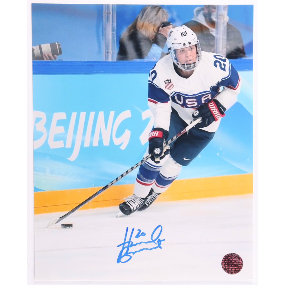 Hannah Brandt Signed Team USA 8x10 Photo (Premium Autographs) at PristineAuction.com