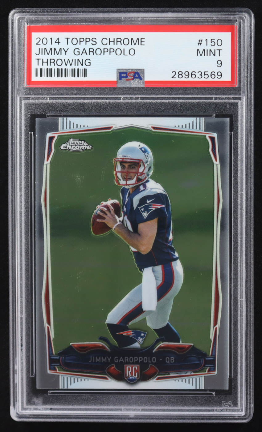 Jimmy Garoppolo 2014 Topps Chrome #150A RC (PSA 9) at PristineAuction.com Jimmy Garoppolo 2014 Topps Chrome #150A RC (PSA 9) at PristineAuction.com
