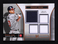 Chipper Jones 2024 Topps Museum Collection Primary Pieces Quad Relics Copper #SPPQCJ #21/49 at PristineAuction.com