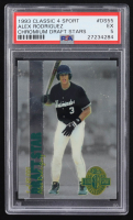 Alex Rodriguez 1993 Classic Four Sport Chromium Draft Stars #DS55 RC (PSA 5) at PristineAuction.com