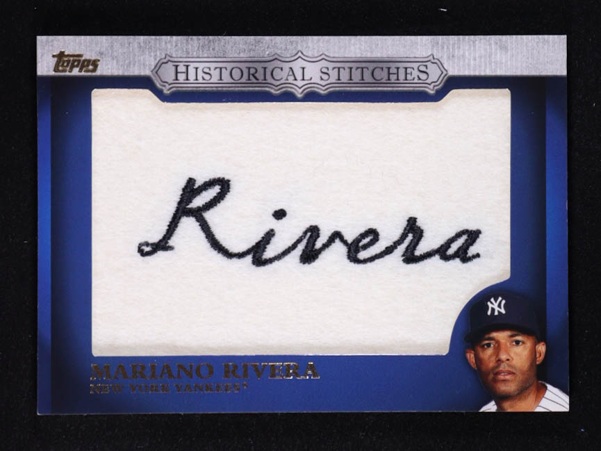Mariano Rivera 2012 Topps Historical Stitches #MR S2 at PristineAuction.com Mariano Rivera 2012 Topps Historical Stitches #MR S2 at PristineAuction.com