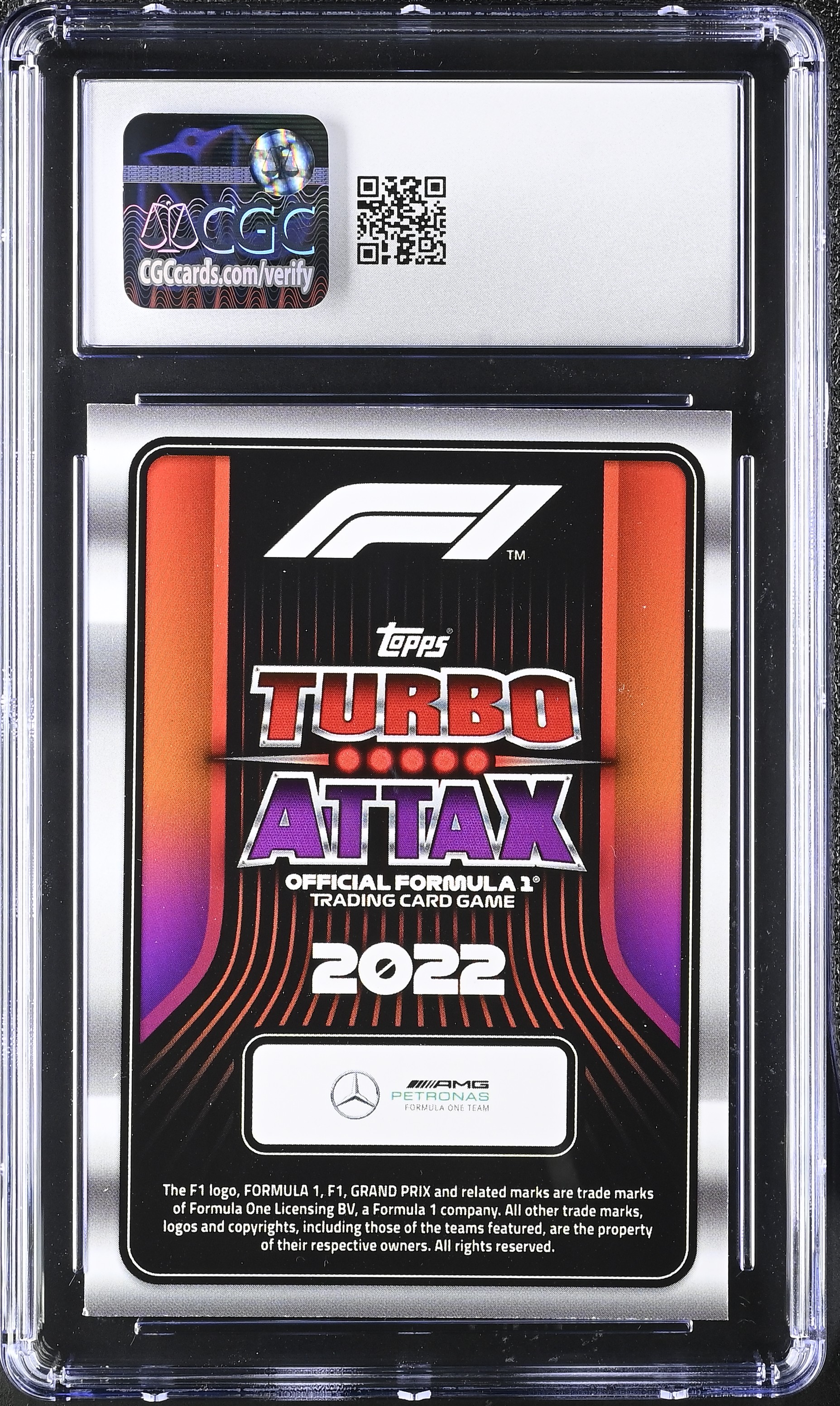Lewis Hamilton 2022 Topps Formula 1 Turbo Attax Superstars #301 (CGC 9) at PristineAuction.com Lewis Hamilton 2022 Topps Formula 1 Turbo Attax Superstars #301 (CGC 9) at PristineAuction.com