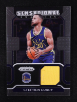 Stephen Curry 2021-22 Panini Prizm Sensational Swatches #21 at PristineAuction.com