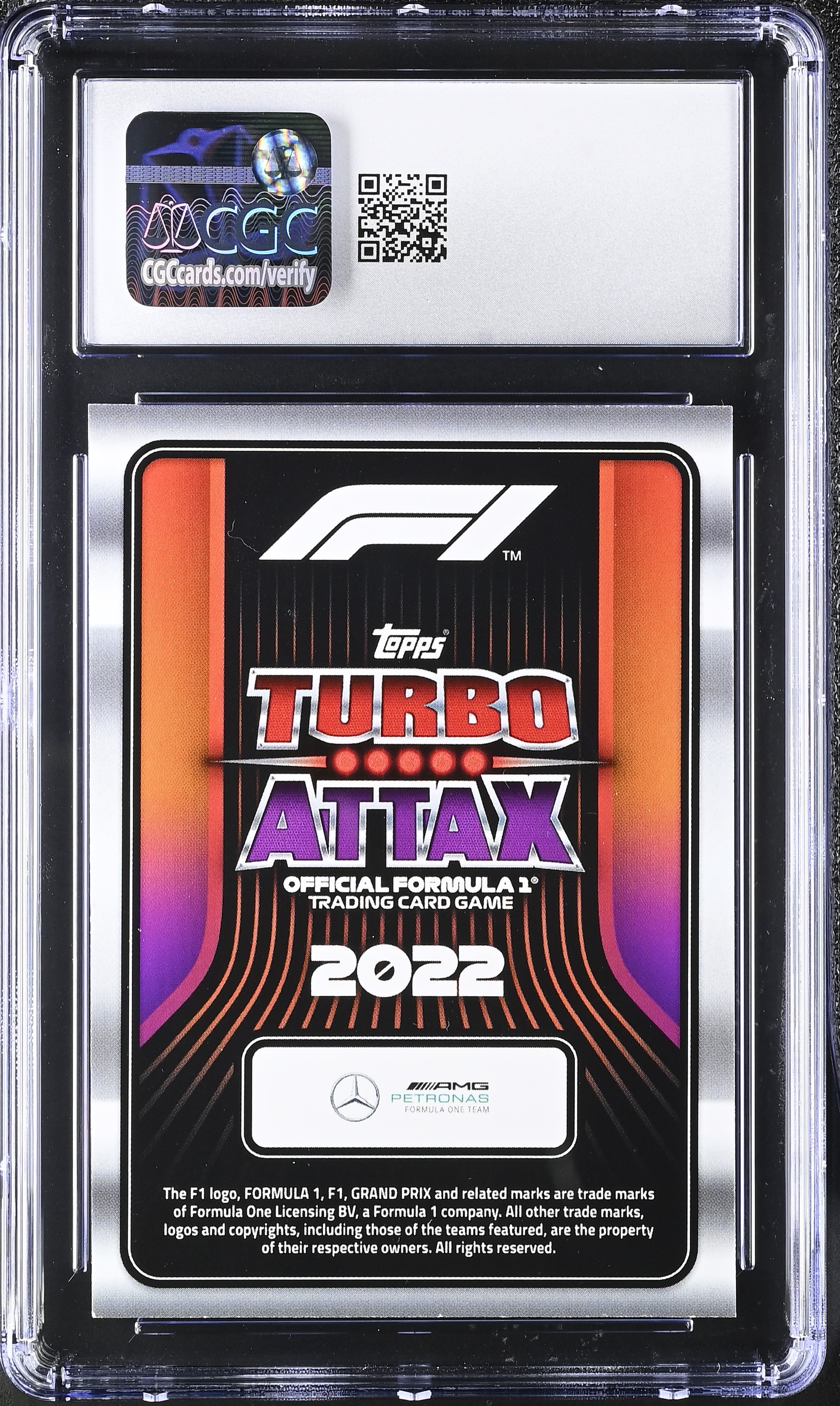 Lewis Hamilton 2022 Topps Formula 1 Turbo Attax Stat Attax #133 (CGC 8.5) at PristineAuction.com Lewis Hamilton 2022 Topps Formula 1 Turbo Attax Stat Attax #133 (CGC 8.5) at PristineAuction.com