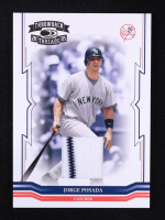 Jorge Posada 2005 Throwback Threads Material Jersey #20 #173/250 at PristineAuction.com