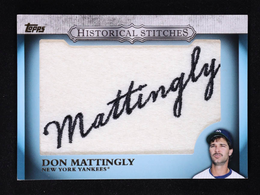 Don Mattingly 2012 Topps Historical Stitches #DM at PristineAuction.com Don Mattingly 2012 Topps Historical Stitches #DM at PristineAuction.com