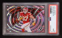 Travis Kelce 2024 Zenith Zoom Red #8 #51/99 (PSA 10) at PristineAuction.com