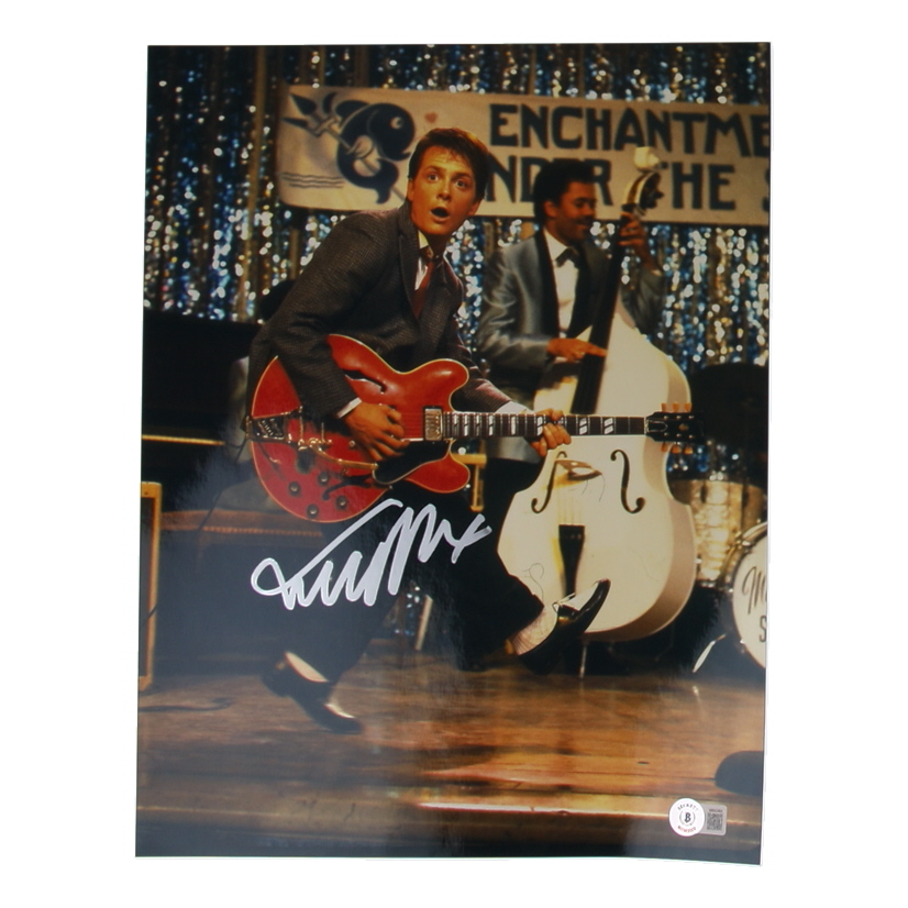 Michael J. Fox Signed "Back to the Future" 11x14 Photo (Beckett) at PristineAuction.com Michael J. Fox Signed "Back to the Future" 11x14 Photo (Beckett) at PristineAuction.com