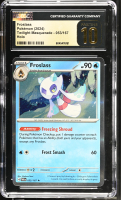 Froslass 2024 Pokmeon Twilight Masquerade #053/167 (CGC PRISTINE 10 | Black Label) at PristineAuction.com