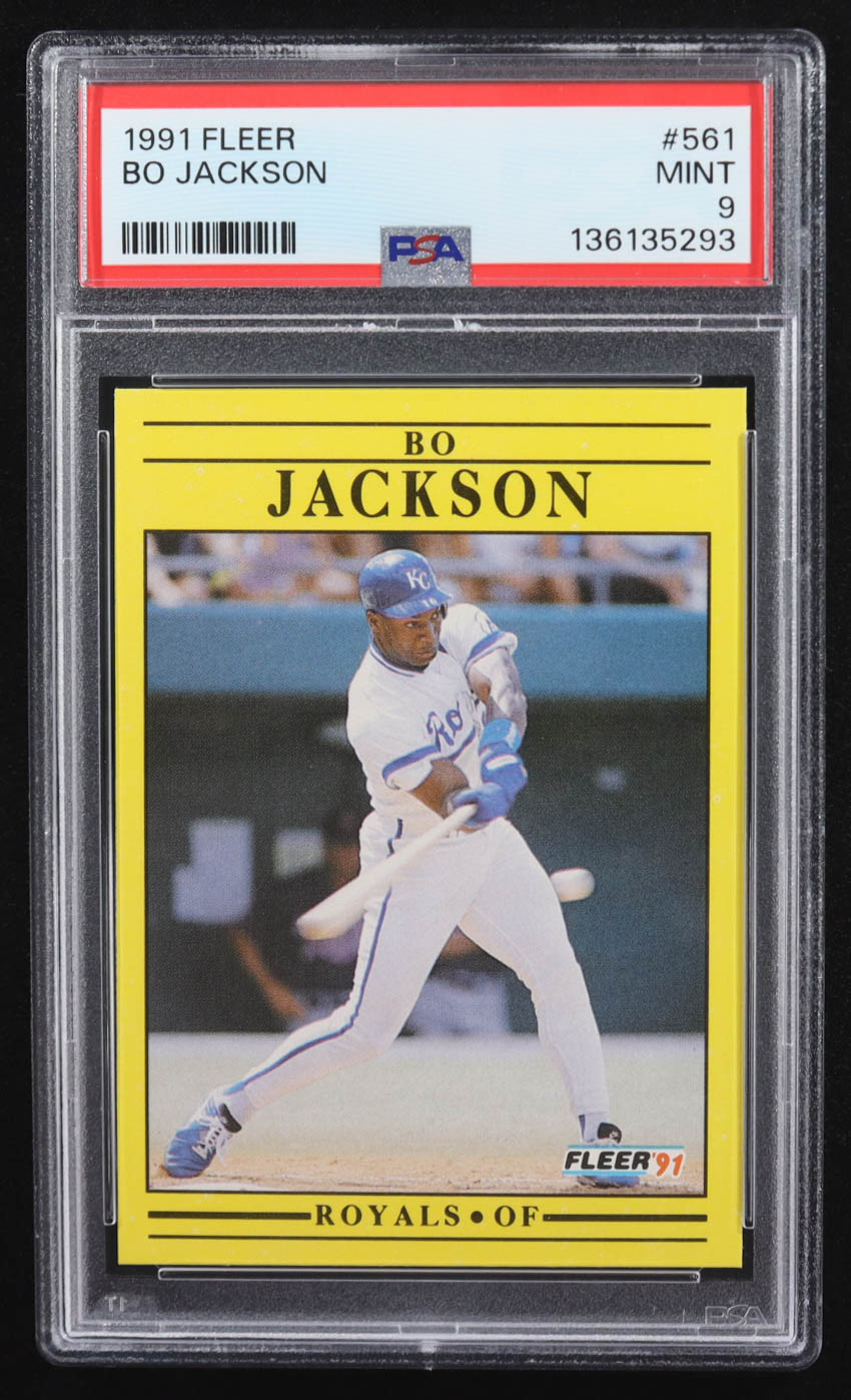 Bo Jackson 1991 Fleer #561 (PSA 9) at PristineAuction.com Bo Jackson 1991 Fleer #561 (PSA 9) at PristineAuction.com