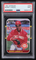 Barry Larkin 1987 Donruss #492 RC (PSA 9) at PristineAuction.com