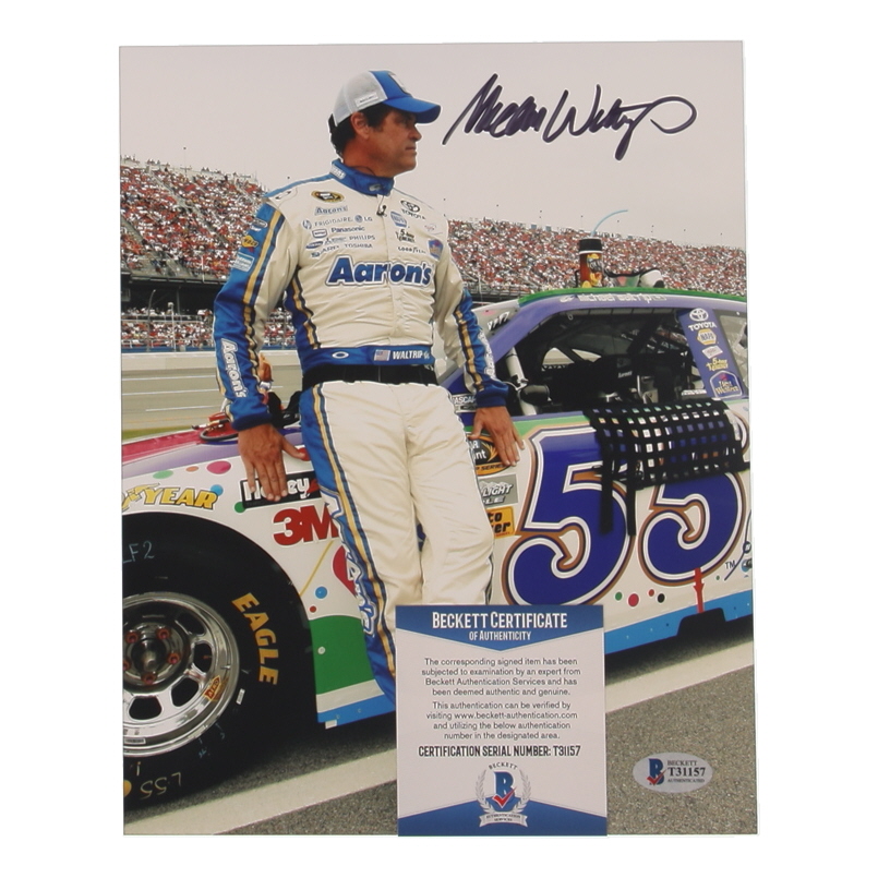 Michael Waltrip Signed NASCAR 8x10 Photo (Beckett) at PristineAuction.com Michael Waltrip Signed NASCAR 8x10 Photo (Beckett) at PristineAuction.com