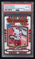 Emeka Egbuka 2025 Donruss Rated Rookies Throwback #31 RC (PSA 8) at PristineAuction.com