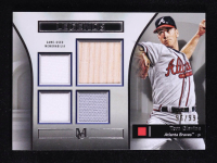Tom Glavine 2024 Topps Museum Collection Primary Pieces Legends Quad Relics #SPPQRTGL #96/99 at PristineAuction.com