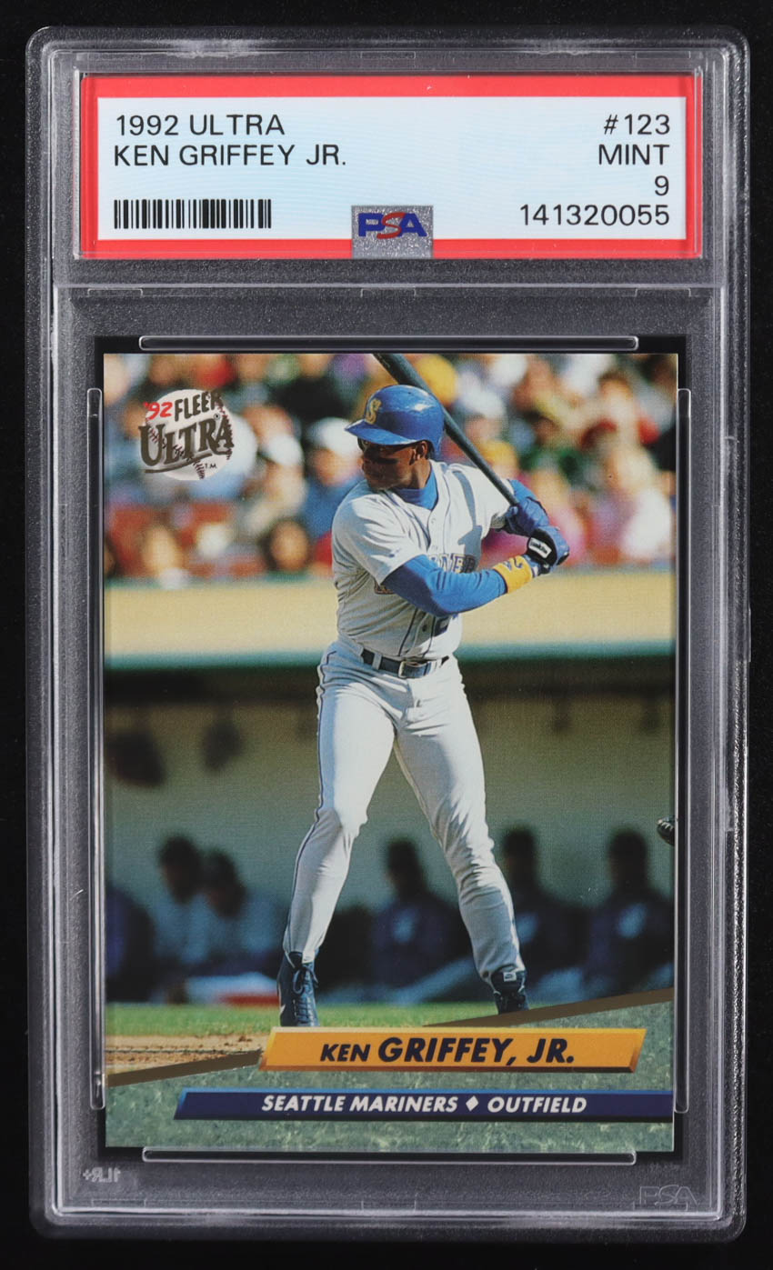 Ken Griffey Jr. 1992 Ultra #123 (PSA 9) at PristineAuction.com Ken Griffey Jr. 1992 Ultra #123 (PSA 9) at PristineAuction.com