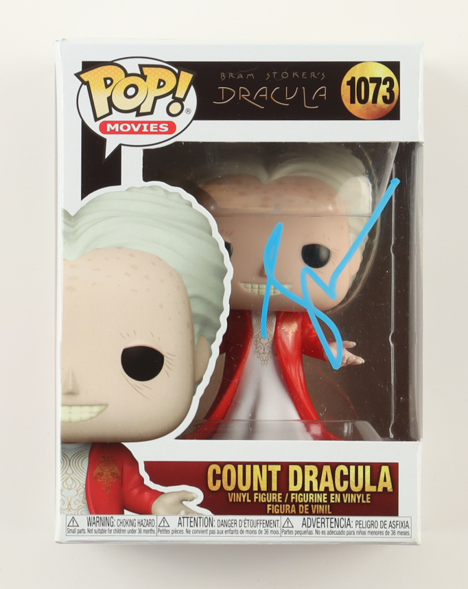 Gary Oldman Signed "Bram Stoker's Dracula" #1073 Count Dracula Funko Pop! Vinyl Figure (ACOA) at PristineAuction.com Gary Oldman Signed "Bram Stoker's Dracula" #1073 Count Dracula Funko Pop! Vinyl Figure (ACOA) at PristineAuction.com