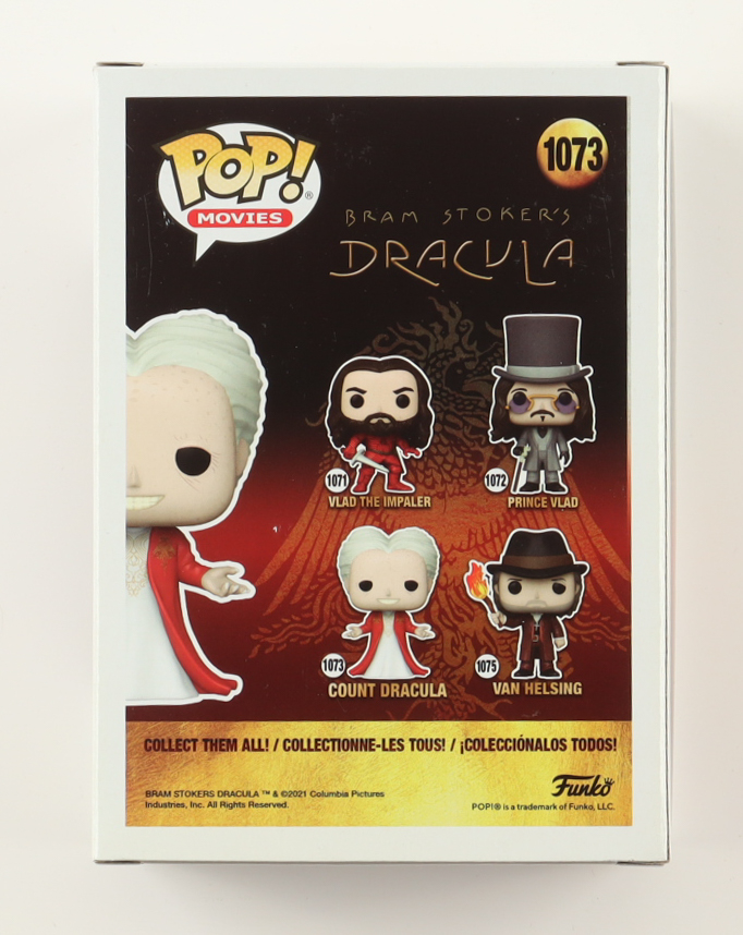 Gary Oldman Signed "Bram Stoker's Dracula" #1073 Count Dracula Funko Pop! Vinyl Figure (ACOA) at PristineAuction.com Gary Oldman Signed "Bram Stoker's Dracula" #1073 Count Dracula Funko Pop! Vinyl Figure (ACOA) at PristineAuction.com