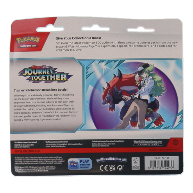 Pokemon Scarlet & Violet Journey Together 3-Pack Blister at PristineAuction.com Pokemon Scarlet & Violet Journey Together 3-Pack Blister at PristineAuction.com