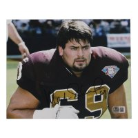 Mark Schlereth Signed Redskins 8x10 Photo (Beckett) at PristineAuction.com