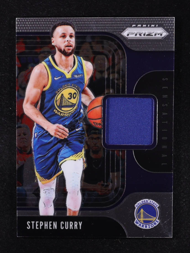 Stephen Curry 2019-20 Panini Prizm Sensational Swatches #93