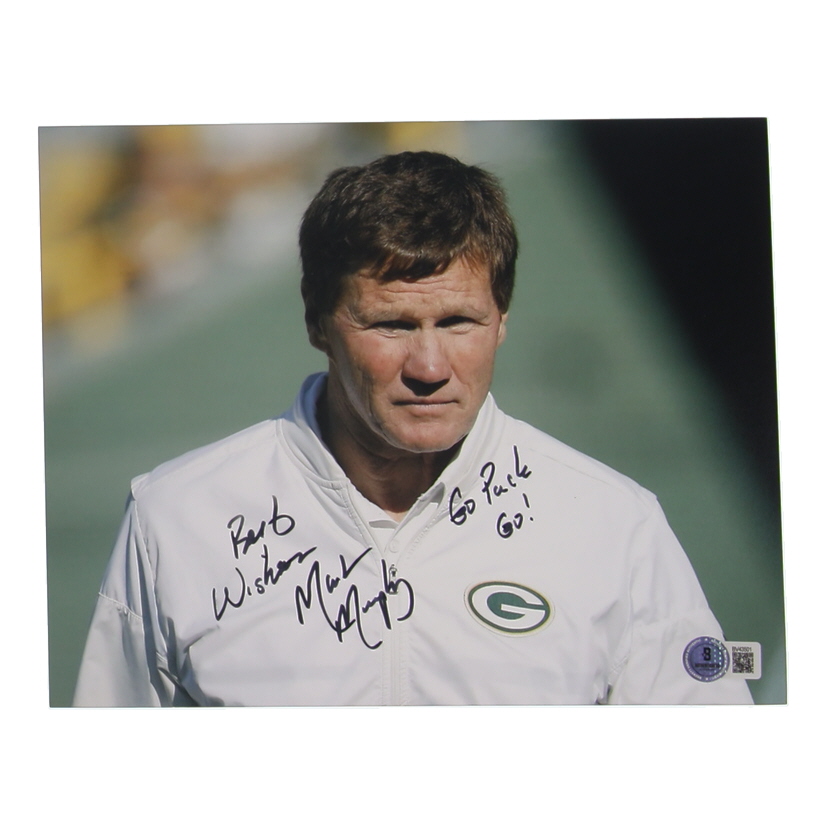 Mark Murphy Signed Packers 8x10 Photo Inscribed "Best Wishes" & "Go Pack Go!" (Beckett) at PristineAuction.com Mark Murphy Signed Packers 8x10 Photo Inscribed "Best Wishes" & "Go Pack Go!" (Beckett) at PristineAuction.com