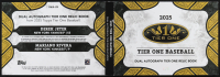 Derek Jeter / Mariano Rivera 2025 Topps Dual Tier One Relic Book Autographs #DAR-JR #4/5 at PristineAuction.com