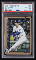 Roki Sasaki 2025 Topps Update Gold #US199 RC #746/2025 (PSA 8.5) at PristineAuction.com