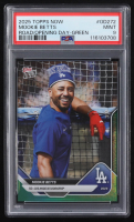 Mookie Betts 2025 Topps Now Road to Opening Day Green Foil #OD272 #15/99 (PSA 9) at PristineAuction.com