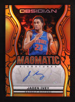 Jaden Ivey 2024-25 Panini Obsidian Magmatic Signatures Electric Etch Orange Flood #37 #46/99 at PristineAuction.com