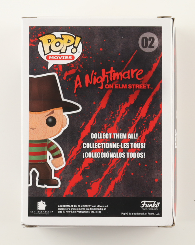 Robert Englund Signed "A Nightmare on Elm Street" #02 Freddy Krueger Funko Pop! Vinyl Figure (ACOA) at PristineAuction.com Robert Englund Signed "A Nightmare on Elm Street" #02 Freddy Krueger Funko Pop! Vinyl Figure (ACOA) at PristineAuction.com
