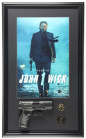 "John Wick: Chapter 1" Custom Framed Photo Display with Prop Pistol & (2) Prop Coins at PristineAuction.com
