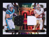 Christian McCaffrey 2024 Select Multiverse Dual Jerseys Prizm White #15 #47/75 at PristineAuction.com