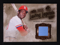 Lou Brock 2005 SP Legendary Cuts Lasting Legends Material #LB Jersey at PristineAuction.com