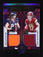 Ed McCaffrey / Luke McCaffrey (RC) 2024 Panini Illusions Rookie Idols Dual Memorabilia #13 at PristineAuction.com