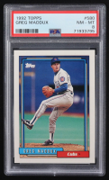 Greg Maddux 1992 Topps #580 (PSA 8) at PristineAuction.com