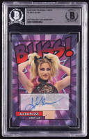 Alexa Bliss Signed Sticker On Custom Trading Card (BGS) at PristineAuction.com