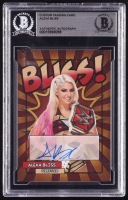 Alexa Bliss Signed Sticker On Custom Trading Card (BGS) at PristineAuction.com